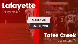Matchup: Lafayette High vs. Tates Creek  2018
