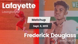 Matchup: Lafayette High vs. Frederick Douglass 2019