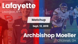 Matchup: Lafayette High vs. Archbishop Moeller  2019