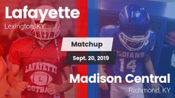 Matchup: Lafayette High vs. Madison Central  2019