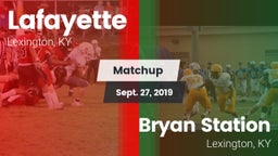 Matchup: Lafayette High vs. Bryan Station  2019