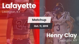 Matchup: Lafayette High vs. Henry Clay  2019