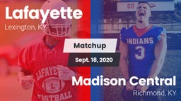 Matchup: Lafayette High vs. Madison Central  2020