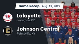 Recap: Lafayette  vs. Johnson Central  2022