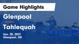 Glenpool  vs Tahlequah  Game Highlights - Jan. 28, 2022
