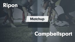 Matchup: Ripon  vs. Campbellsport  2016