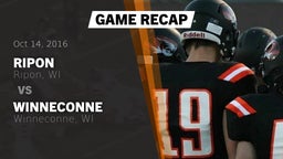 Recap: Ripon  vs. Winneconne  2016