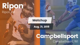 Matchup: Ripon  vs. Campbellsport  2018