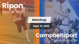 Matchup: Ripon  vs. Campbellsport  2019