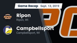 Recap: Ripon  vs. Campbellsport  2019