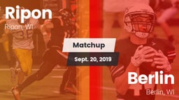 Matchup: Ripon  vs. Berlin  2019