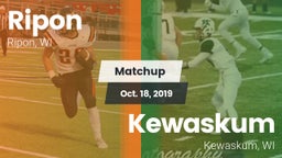 Matchup: Ripon  vs. Kewaskum  2019