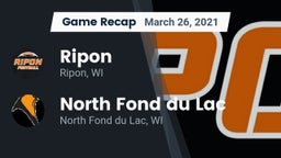 Recap: Ripon  vs. North Fond du Lac  2021