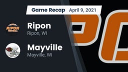 Recap: Ripon  vs. Mayville  2021