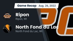Recap: Ripon  vs. North Fond du Lac  2022