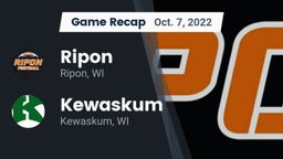 Recap: Ripon  vs. Kewaskum  2022
