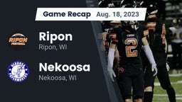Recap: Ripon  vs. Nekoosa  2023