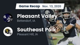 Recap: Pleasant Valley  vs. Southeast Polk  2020