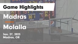 Madras  vs Molalla  Game Highlights - Jan. 27, 2023