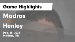 Madras  vs Henley  Game Highlights - Dec. 28, 2023