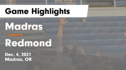 Madras  vs Redmond  Game Highlights - Dec. 4, 2021