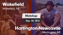 Matchup: Wakefield High vs. Hartington-Newcastle  2016