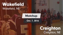 Matchup: Wakefield High vs. Creighton  2016