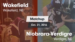 Matchup: Wakefield High vs. Niobrara-Verdigre  2016