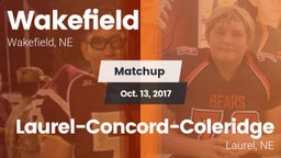 Matchup: Wakefield High vs. Laurel-Concord-Coleridge  2017