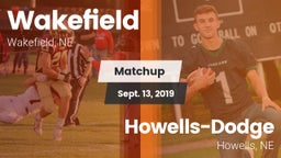 Matchup: Wakefield High vs. Howells-Dodge  2019