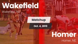 Matchup: Wakefield High vs. Homer  2019