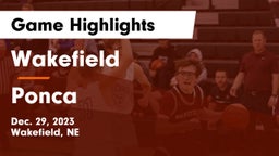 Wakefield  vs Ponca  Game Highlights - Dec. 29, 2023