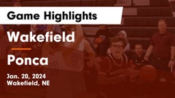 Wakefield  vs Ponca  Game Highlights - Jan. 20, 2024