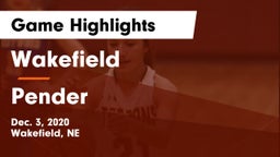Wakefield  vs Pender  Game Highlights - Dec. 3, 2020