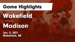 Wakefield  vs Madison  Game Highlights - Jan. 5, 2021