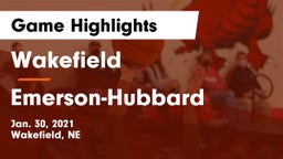 Wakefield  vs Emerson-Hubbard  Game Highlights - Jan. 30, 2021