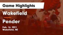 Wakefield  vs Pender  Game Highlights - Feb. 16, 2021