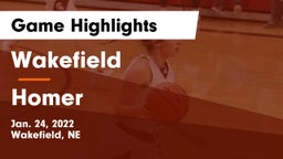 Wakefield  vs Homer  Game Highlights - Jan. 24, 2022