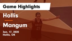 Hollis  vs Mangum  Game Highlights - Jan. 17, 2020