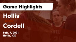 Hollis  vs Cordell  Game Highlights - Feb. 9, 2021