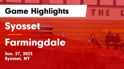 Syosset  vs Farmingdale Game Highlights - Jan. 27, 2023
