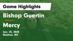 Bishop Guertin  vs Mercy  Game Highlights - Jan. 25, 2020
