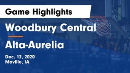 Woodbury Central  vs Alta-Aurelia  Game Highlights - Dec. 12, 2020