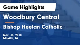 Woodbury Central  vs Bishop Heelan Catholic  Game Highlights - Nov. 16, 2018