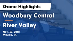 Woodbury Central  vs River Valley  Game Highlights - Nov. 30, 2018