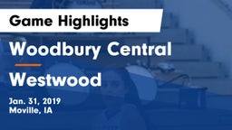 Woodbury Central  vs Westwood  Game Highlights - Jan. 31, 2019