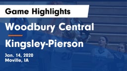 Woodbury Central  vs Kingsley-Pierson  Game Highlights - Jan. 14, 2020