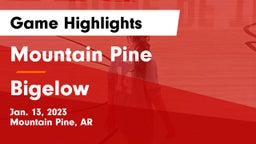 Mountain Pine  vs Bigelow  Game Highlights - Jan. 13, 2023