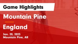 Mountain Pine  vs England  Game Highlights - Jan. 20, 2023