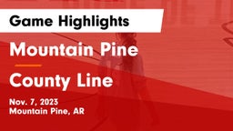 Mountain Pine  vs County Line  Game Highlights - Nov. 7, 2023